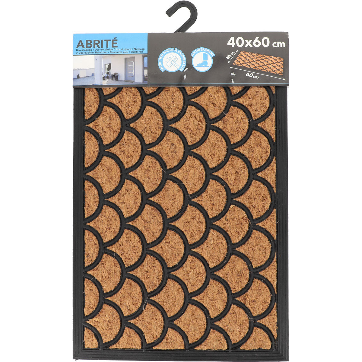 Preș Intrare Sally 40X60CM Coco/Cauciuc - Valuri