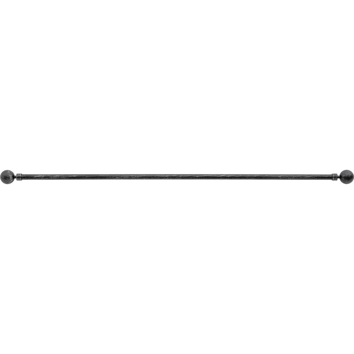 Galerie Extensibilă 120-210 CM Basic - Negru Argintiu
