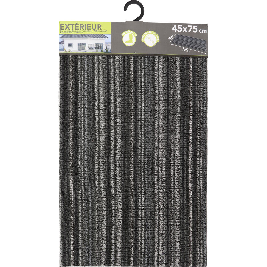 Preș Intrare Exterior 45X75CM Pvc Gri - Preș - Softambient